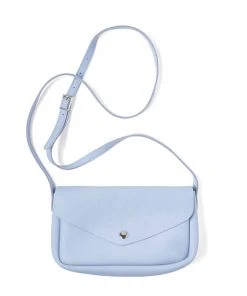 Keecie Taschen Kleine Ledertasche Lavender Mit Siebdruck Auf Der Innenseite - Humming Along Bag