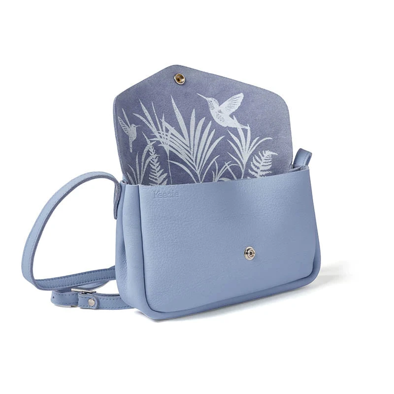 Keecie Taschen Kleine Ledertasche Lavender Mit Siebdruck Auf Der Innenseite - Humming Along Bag 8 Keecie Taschen Kleine Ledertasche Lavender Mit Siebdruck Auf Der Innenseite - Humming Along Bag