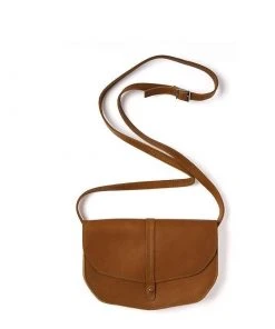 Keecie Move Mountains Bag Kleine Ledertasche Cognac Taschen