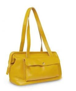 Keecie Room Service, Ledertasche Im Dokterkoffer- Stil, Gelb Taschen