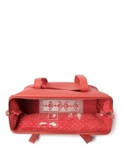 Keecie Room Service, Ledertasche Im Dokterkoffer- Stil, Korallenrot Taschen 5 Keecie Room Service, Ledertasche Im Dokterkoffer- Stil, Korallenrot Taschen