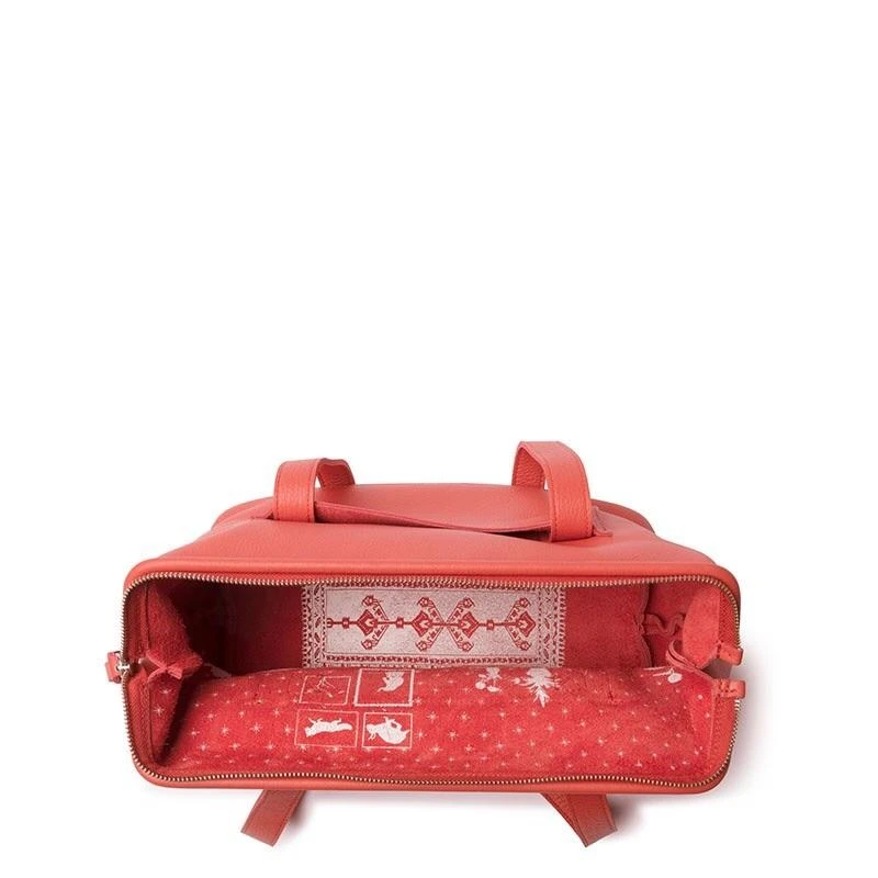 Keecie Room Service, Ledertasche Im Dokterkoffer- Stil, Korallenrot Taschen Keecie Room Service, Ledertasche Im Dokterkoffer- Stil, Korallenrot Taschen