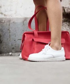 Keecie Room Service, Ledertasche Im Dokterkoffer- Stil, Korallenrot Taschen 6 Keecie Room Service, Ledertasche Im Dokterkoffer- Stil, Korallenrot Taschen