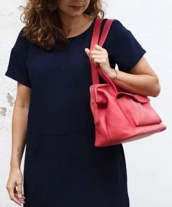 Keecie Room Service, Ledertasche Im Dokterkoffer- Stil, Korallenrot Taschen 7 Keecie Room Service, Ledertasche Im Dokterkoffer- Stil, Korallenrot Taschen