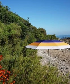 Klaoos Strand- Sonnenschirm - PSYCHÉ Blau Gelb Balkon & Terasse 6 Klaoos Strand- Sonnenschirm - PSYCHÉ Blau Gelb Balkon & Terasse