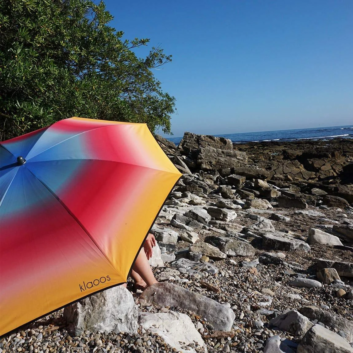 Klaoos Balkon & Terasse Strand- Sonnenschirm - PSYCHÉ Pink Gelb Klaoos Balkon & Terasse Strand- Sonnenschirm - PSYCHÉ Pink Gelb