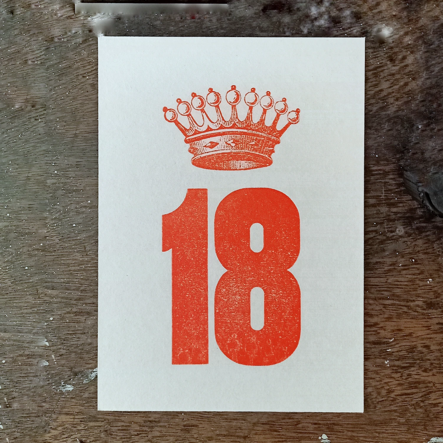 Letternpresse Glückwunsch Und Grußkarten Glückwunsch Zum 18. Geburtstag! Letterpress Glückwunschkarte 3 Letternpresse Glückwunsch Und Grußkarten Glückwunsch Zum 18. Geburtstag! Letterpress Glückwunschkarte