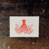 Letternpresse Grußkarte Oktopus - Letterpress Glückwunsch Und Grußkarten