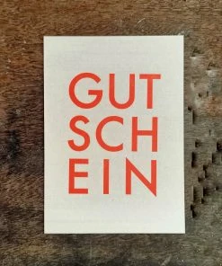 Letternpresse Glückwunsch Und Grußkarten Gutschein Letterpress Grußkarte