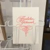 Letternpresse Herzlichen Glückwunsch! Letterpress Grußkarte