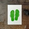 Letternpresse Glückwunsch Und Grußkarten Sommer FlipFlops - Letterpress Grußkarte 1 Letternpresse Glückwunsch Und Grußkarten Sommer FlipFlops - Letterpress Grußkarte