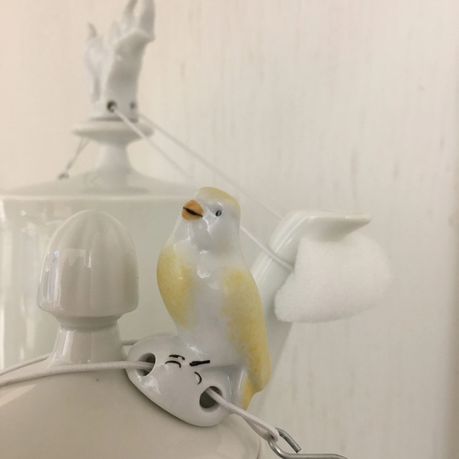 Lindner Tropfenfänger Kanarienvogel Aus Porzellan Gedeckter Tisch Lindner Tropfenfänger Kanarienvogel Aus Porzellan Gedeckter Tisch