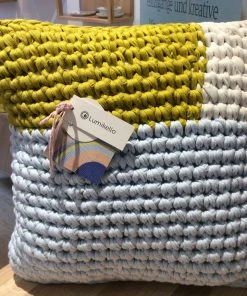 Kissen NELIO Hellblau Grün Von Lumikello Wohnaccessoires