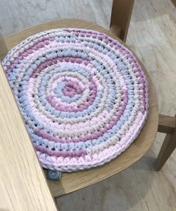 Wohnaccessoires Stuhlkissen Multicolor Rosa Von Lumikello