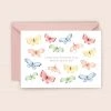 Luvter Paper Geburtstagskarte Bunte Schmetterlinge