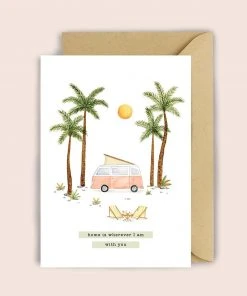 Luvter Paper Sunny Camper - Home | Grußkarte