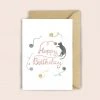 Luvter Paper Geburtstagskarte Mit Katze Und Wolle