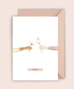 Luvter Paper Glückwunsch Und Grußkarten Glückwunschkarte "Lass Uns Anstoßen"