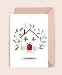 Luvter Paper Grußkarte Zum Einzug | Neues Haus Glückwunsch Und Grußkarten