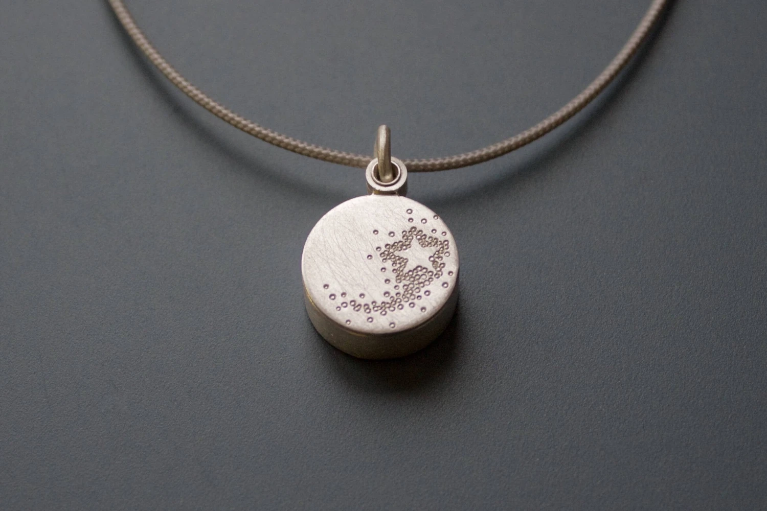 Schmuck Glas - Medaillon Aus Silber Sternschnuppe Von Mabotte 15mm 5 Schmuck Glas - Medaillon Aus Silber Sternschnuppe Von Mabotte 15mm