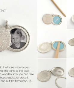 Medaillon Aus Silber Feuerwerk In Tropfenform Von Mabotte Schmuck