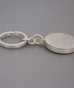 Schmuck Medaillon Wellen Schlüsselanhänger Aus Silber Von Mabotte 22mm