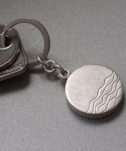Schmuck Medaillon Wellen Schlüsselanhänger Aus Silber Von Mabotte 22mm
