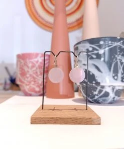 Schmuck Ohrringe Rosa Von Mabotte