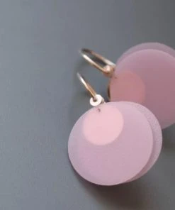 Schmuck Ohrringe Rosa Von Mabotte