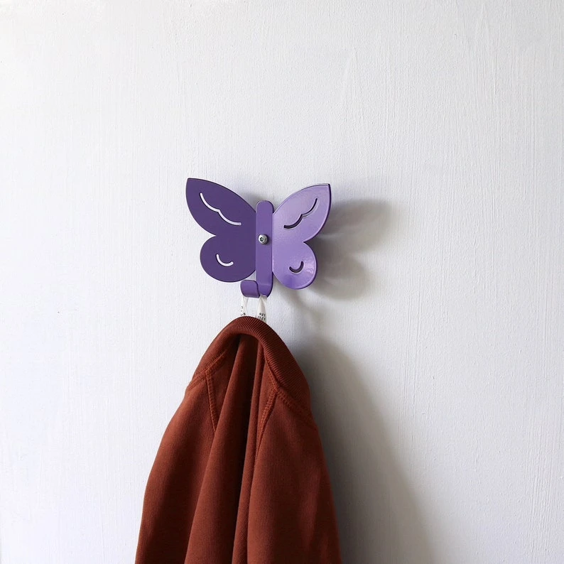 Marnelly AB Garderobenhaken Schmetterling Lila Marnelly AB Garderobenhaken Schmetterling Lila