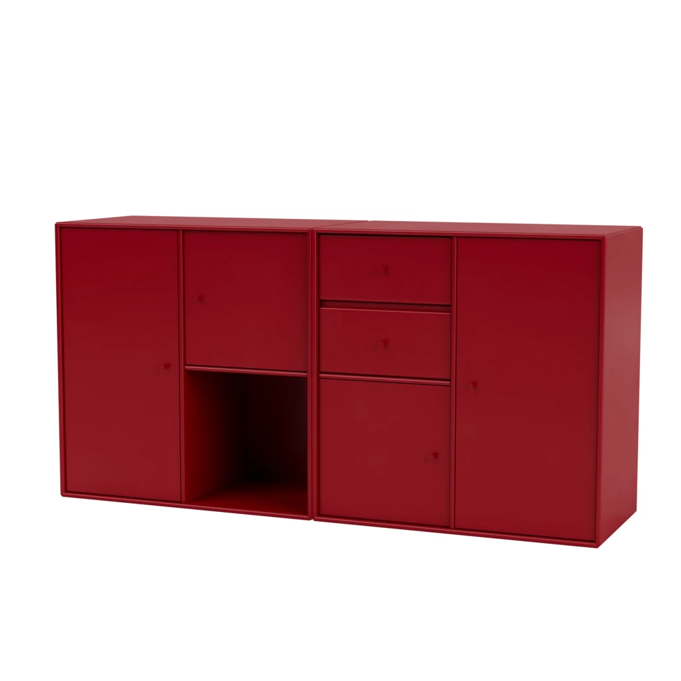 Montana COUPLE Highboard Beetroot 10 Montana COUPLE Highboard Beetroot