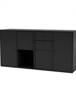 Möbel Montana COUPLE Highboard Black
