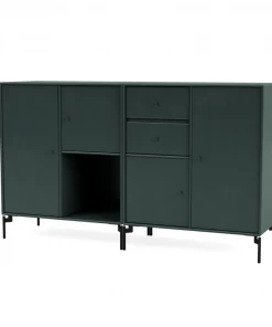 Montana COUPLE Highboard Black Jade