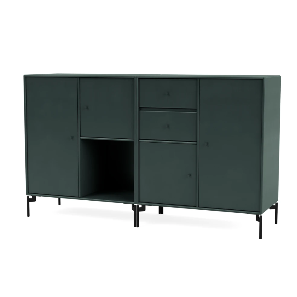 Montana COUPLE Highboard Black Jade 4 Montana COUPLE Highboard Black Jade