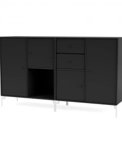 Möbel Montana COUPLE Highboard Black