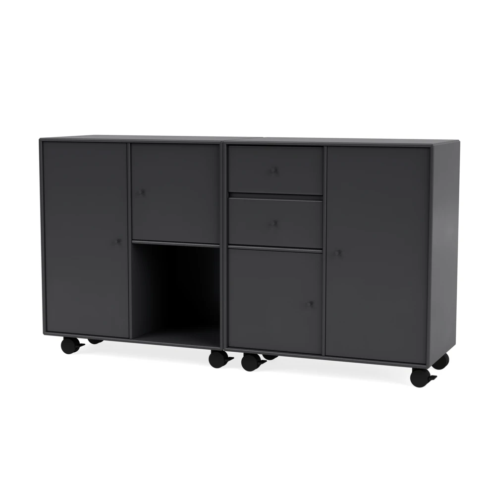 Montana COUPLE Highboard Anthracite 4 Montana COUPLE Highboard Anthracite