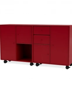 Montana COUPLE Highboard Beetroot