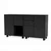 Möbel Montana COUPLE Highboard Black 1 Möbel Montana COUPLE Highboard Black