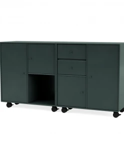Montana COUPLE Highboard Black Jade