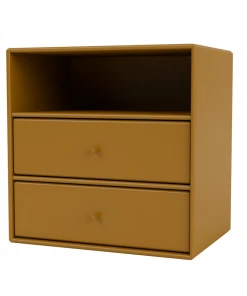 Möbel Montana Mini 1006 - Kleines Wandregal Mit Zwei Schubladen