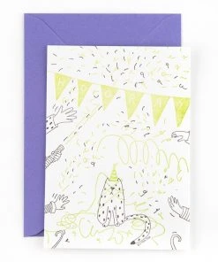 Studio Flash Letterpress Geburtstagskarte Für Geburtstagsmuffel Glückwunsch Und Grußkarten