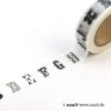 MT Masking Tape Mit Schwarzem Alphabet