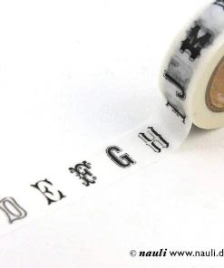 MT Masking Tape Mit Schwarzem Alphabet