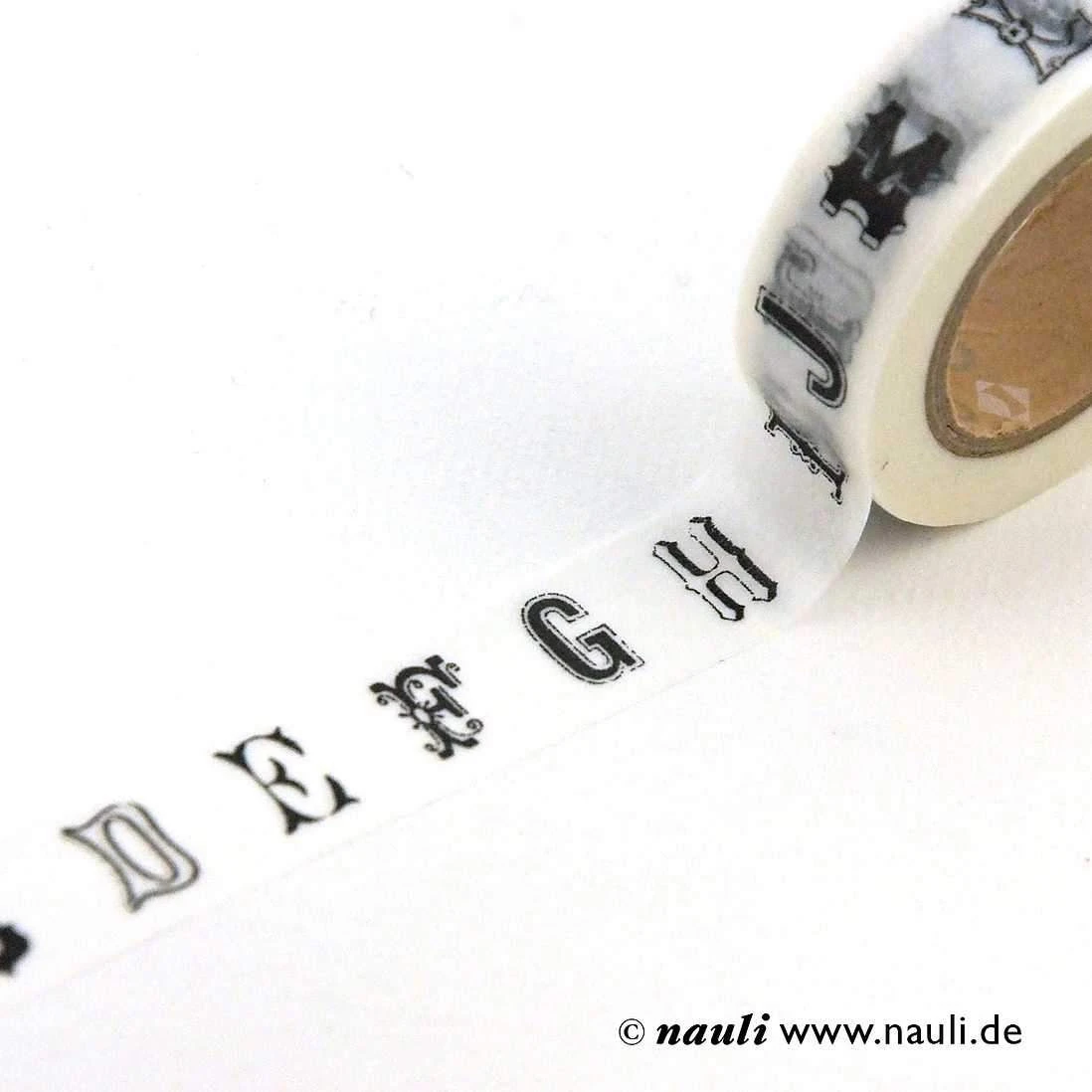 MT Masking Tape Mit Schwarzem Alphabet 3 MT Masking Tape Mit Schwarzem Alphabet