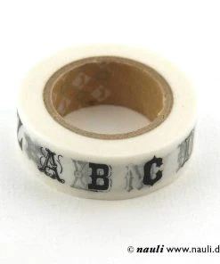 MT Masking Tape Mit Schwarzem Alphabet