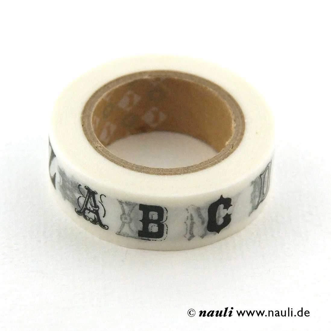 MT Masking Tape Mit Schwarzem Alphabet 4 MT Masking Tape Mit Schwarzem Alphabet