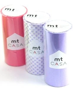 Masking Tape MT Casa Pink - Rosa - Lila - Punkte