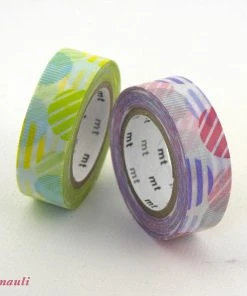 MT Washi Masking Tape Arch Lila Rosa Grün