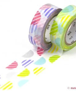 MT Washi Masking Tape Arch Lila Rosa Grün