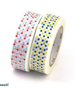 MT Washi Masking Tape Marble Scarlet Gelb